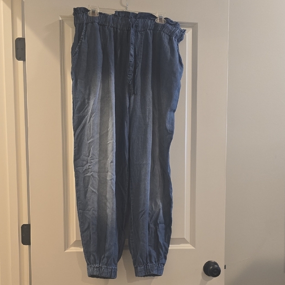 Zenana Outfitters Blue Jogger Pants - Picture 1 of 1